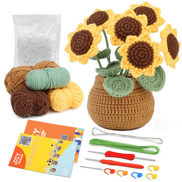 Sunflower Crochet Kit For Beginners