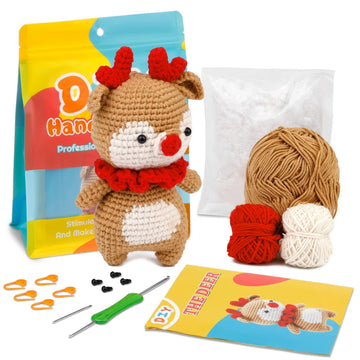 Cute Deer Crochet Kit For Beginners