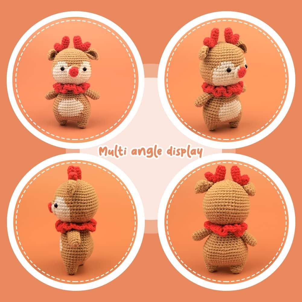 Brown Deer Crochet Kit - Uzecpk.com