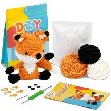 Orange Fox Crochet Kit For Beginners