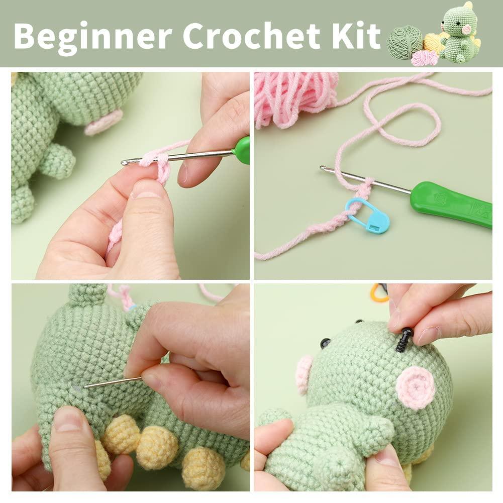 Cute Dinosaur Crochet Kit - Uzecpk.com