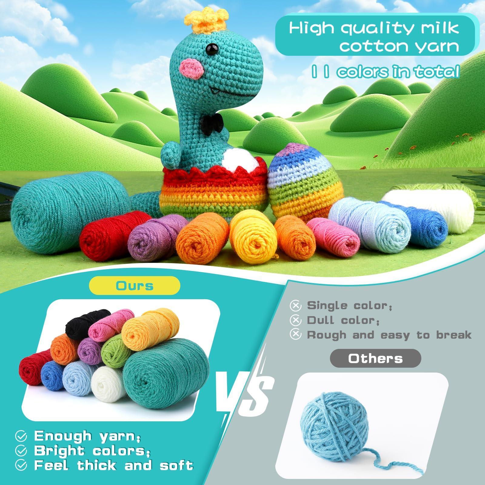 Easter Egg Dinosaur Crochet Kit - lokunn.com