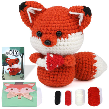 Red Fox Crochet Kit - lokunn.com
